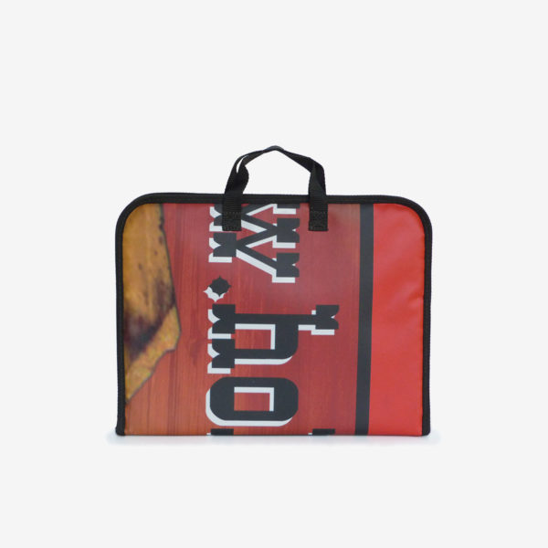 sac ordinateur en bache recyclee reversible made in france