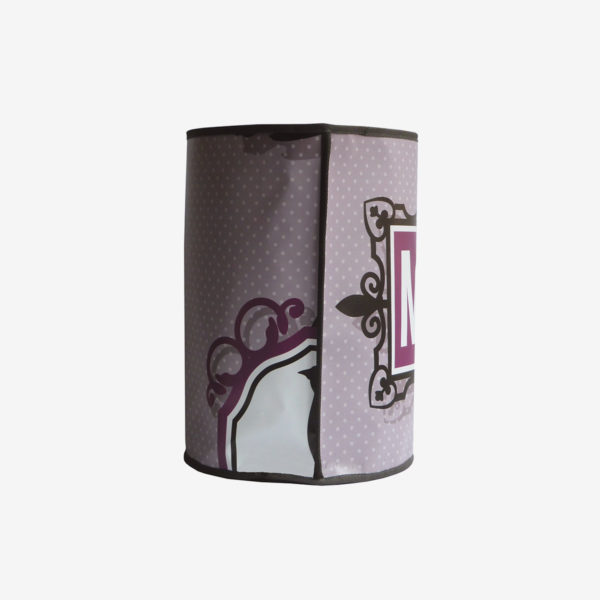 corbeille bache publicitaire-recyclee reversible eco design