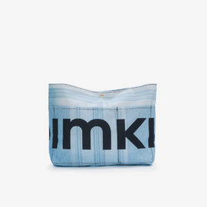 trousse bleue en textile publicitaire reversible eco-design