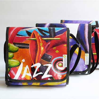 upcycling reversible eco-design pour le festival Jazz à vienne