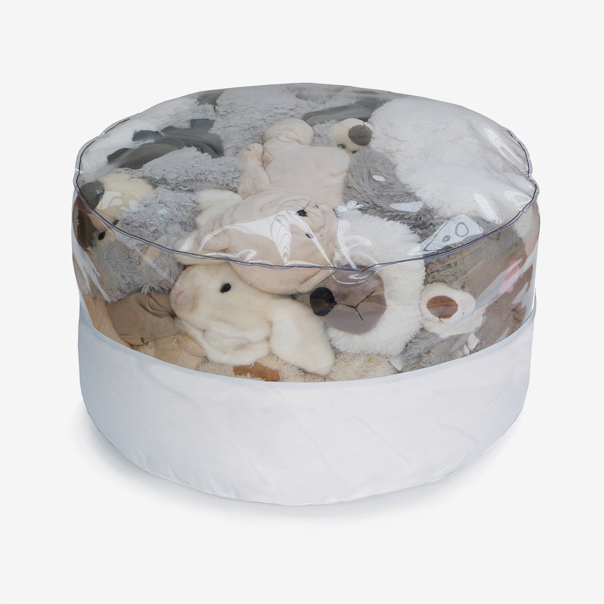 Pouf Rond Transparent Eco Design Made In France