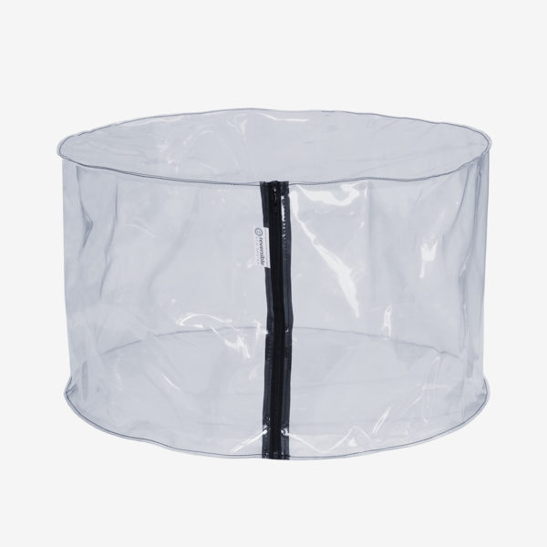 pouf rond transparent à remplir soi même.