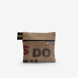 Trousse en toile de sac de transport de café Do Brasil .