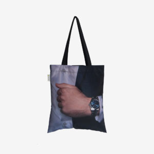 15Tote bag en toile publicitaire recyclée