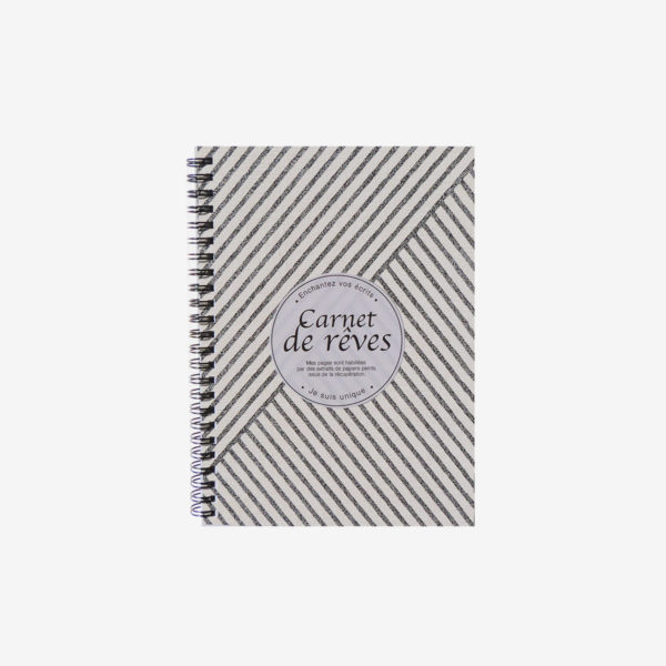 3 carnet en papier peint recyclé