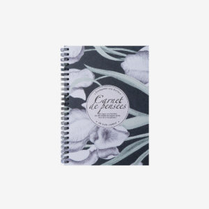 15 carnet en papier peint recyclé fleuri.