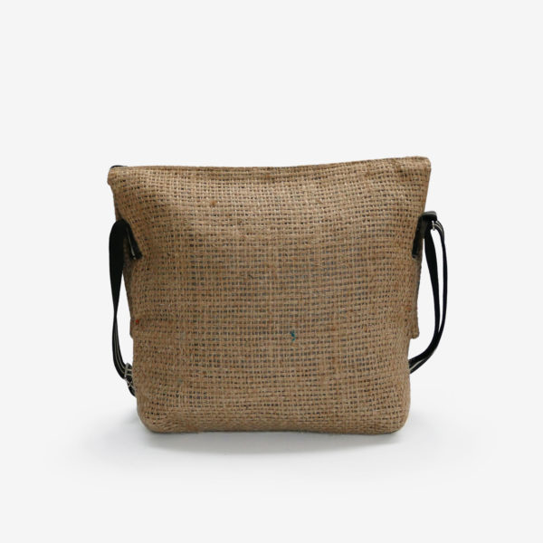 62 dos de Besace en sac de toile de café