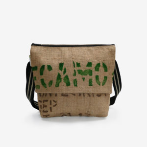 63 Besace en sac de toile de café