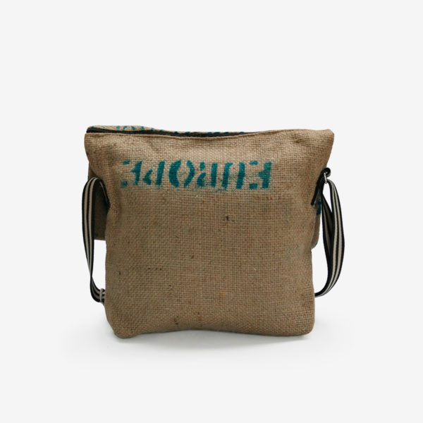 64 dos de Besace en sac de toile de café