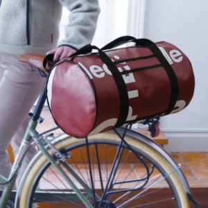 sac polochon en bâche publicitaire